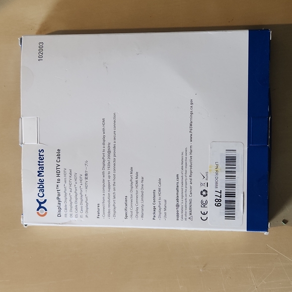 (3/15❤️‍🔥) Apple display port to hdmi cable - Picture 2 of 3